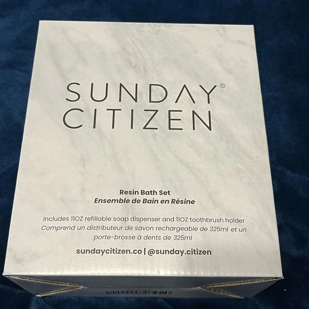 SUNDAY CITIZEN Bath Set (Faux Marble)